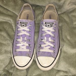 Converse All Star Low Top Light Purple Shoes